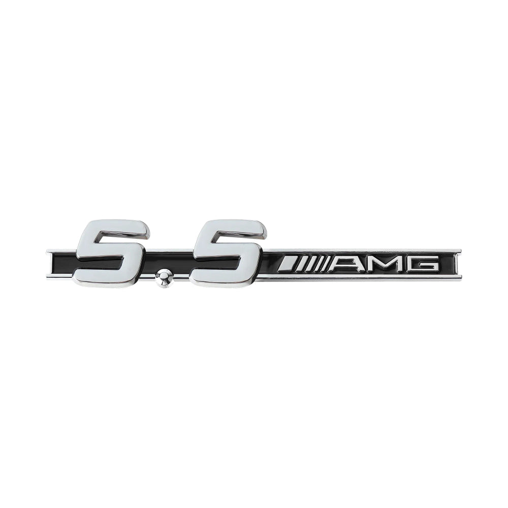 3D ABS Car Styling Logo 3.2 5.5 6.3 6.5 AMG Badge Fender Side Rear Trunk Sticker for Mercedes Benz A CLA GLC W108 W222 C180 W190