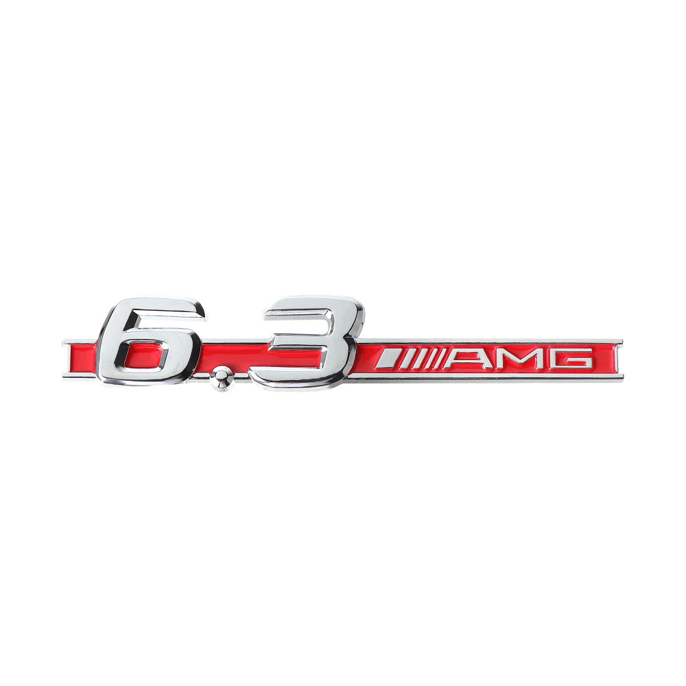 3D ABS Car Styling Logo 3.2 5.5 6.3 6.5 AMG Badge Fender Side Rear Trunk Sticker for Mercedes Benz A CLA GLC W108 W222 C180 W190