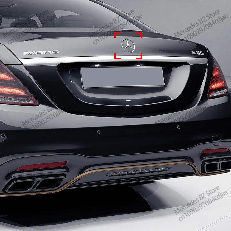 3D ABS Rear Star Logo Car Trunk Emblem For Mercedes Benz AMG W203 W204 W205 W212 W213 X253 X156 W166 W167 W176 W177 W223 W117