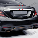 3D ABS Rear Star Logo Car Trunk Emblem For Mercedes Benz AMG W203 W204 W205 W212 W213 X253 X156 W166 W167 W176 W177 W223 W117