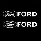 2pcs Car Emblem Stickers Window Body Trunk Badge Decoration Decal Accessories For Ford Focus Mustang Shelby Fiesta Kuga Fusion