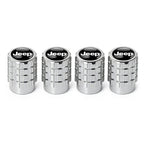 4Pcs Car Emblem Valve Cap Wheel Valves Dust Cover Tire Accessories For Jeep Wrangler Renegade Compass Gladiator Cherokee JL JK