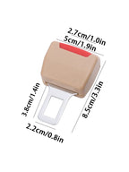 2PC Car Seat Belt Clip Extender Seatbelt Lock Buckle Plug Thick Insert Socket Extender Buckle Seat Belt Accessorie