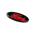Ford Carbon Fiber Steering Wheel Sticker Emblem Logo Car Interior Accessory For Escape Edge Focus Ranger Kuga Mondeo Fiesta