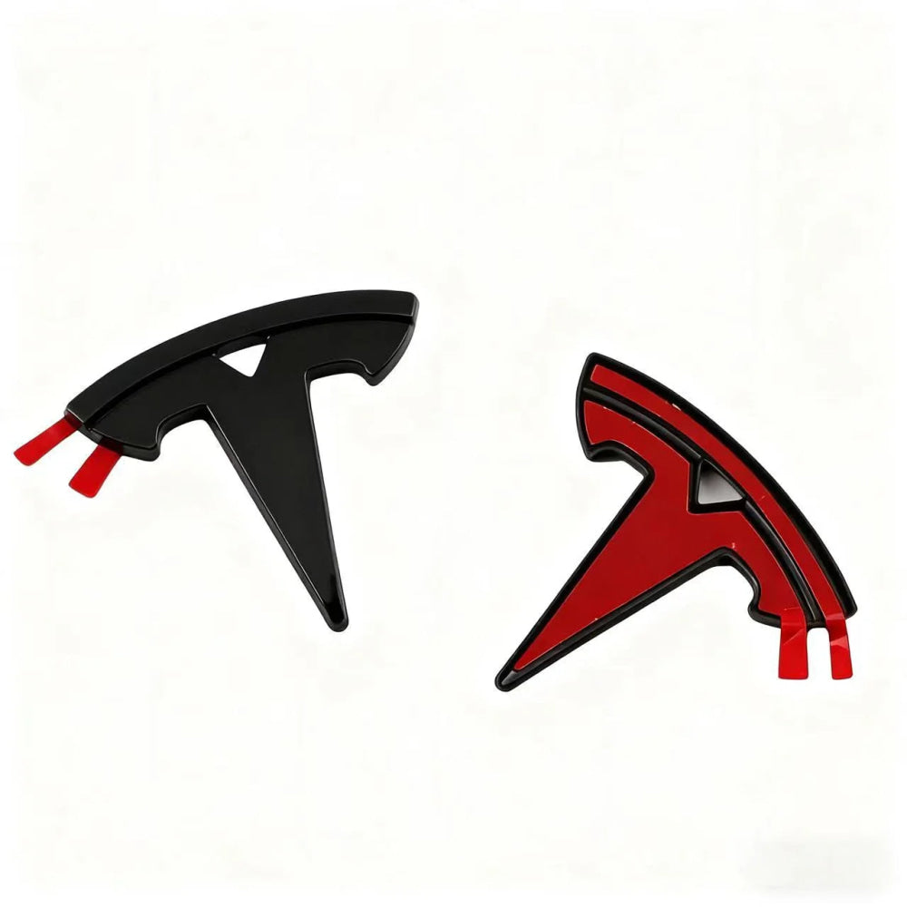 ABS Car Steering Wheel Emblem Sticker Accessories For Tesla SpaceX Model 3 Highland 2023 Model S Model X Model Y Model Y-Eur Roa