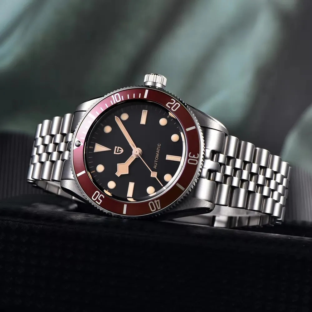 PAGANI DESIGN BB58 Retro Mens Watches 2026 Luxury Automatic Watch For Man Mechanical Wristwatch AR Sapphire Waterproof Men Gift