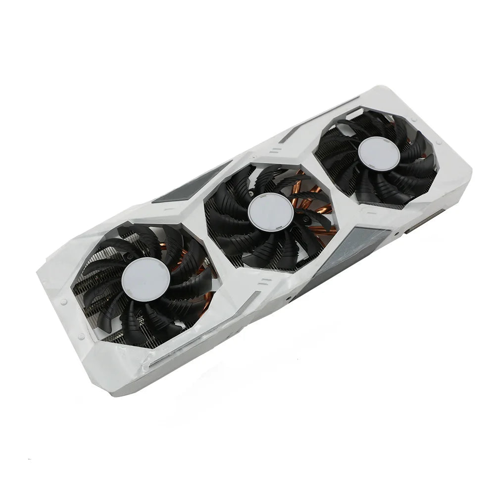 Disipador de calor de repuesto para tarjeta gráfica RTX2060 S con ventilador para GIGABYTE RTX 2060 SUPER GAMING OC 3X disipador de calor enfriador GPU blanco
