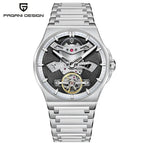 PAGANI DESIGN New 42MM Hollow Tourbillon Luxury Men Mechanical Watch Sapphire Glass Automatic Watches For Men Relojes hombres