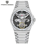PAGANI DESIGN New 42MM Hollow Tourbillon Luxury Men Mechanical Watch Sapphire Glass Automatic Watches For Men Relojes hombres