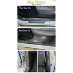 For Tesla Model Y Juniper 2025 2026 Front Rear Door Sill Guard Anti Scratch Dirt Resistant Threshold Strips Interior Accessories