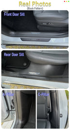 For Tesla Model Y Juniper 2025 2026 Front Rear Door Sill Guard Anti Scratch Dirt Resistant Threshold Strips Interior Accessories