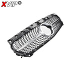 Chrome Silver AMG Style Front Bumper Grille For Mercedes Benz CLA-Class W117 2013-2019 CLA180 CLA200 CLA45 Front Grill Black