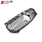 Chrome Silver AMG Style Front Bumper Grille For Mercedes Benz CLA-Class W117 2013-2019 CLA180 CLA200 CLA45 Front Grill Black