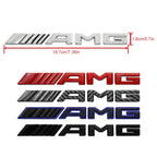 3D ABS Car AMG Logo Badge Rear Trunk Emblem Stickers Decal For Mercedes Benz AMG A B C E G W211 W203 W204 W210 W124 Accessories