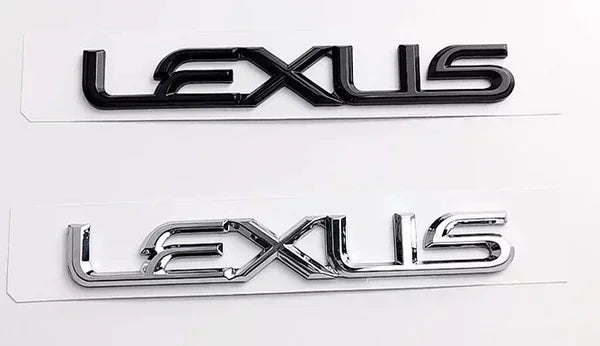 ABS/Metal Car Rear Trunk Emblem Badge Sticker for Lexus Logo ES300 IS300 IS350 ES250 ES350 IS250 CT200H GS350 NX200 Accessories