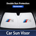 Thicken Strong UV Resistance Car Sun Visor Sunshade Front Glass Sunscreen For BMW M M3 M5 X1 X3 X5 X6 E46 E39 E36 E60 Accessory