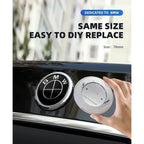 1pcs 78mm 51141970248 Car Emblem Reartrunk Logo Badge Styling Accessories for BMW E66 E53 X5 E46 E39 E38 E90 E60 E36 F30 F20 F10