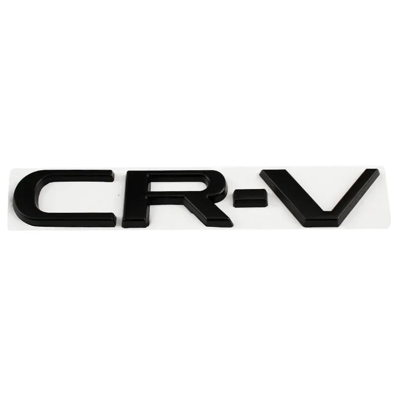 15.4cm Metal 3D Car Stickers Side Fender Badge Styling for Honda CRV Logo 2023 2024 Rear Trunk Emblem Decal Exterior Accessories