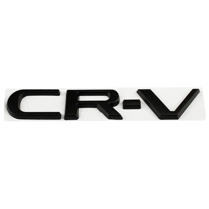 15.4cm Metal 3D Car Stickers Side Fender Badge Styling for Honda CRV Logo 2023 2024 Rear Trunk Emblem Decal Exterior Accessories