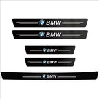 1/4/5Pcs Carbon Fiber Door Sill Anti Scuff Plate Sticker For BMW M2 M3 M4 M5 G06 G07 G14 G15 G16 G42 G80 F20 F21 F82 F83