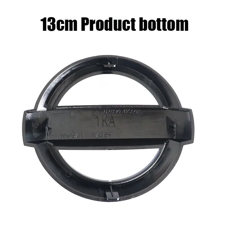 1pcs Nissan black ABS 8.8cm 10cm 10.5cm 11.8cm 12.8cm Car Front logo Rear Bumper tail door Car trunk Emblem sticker Accessories