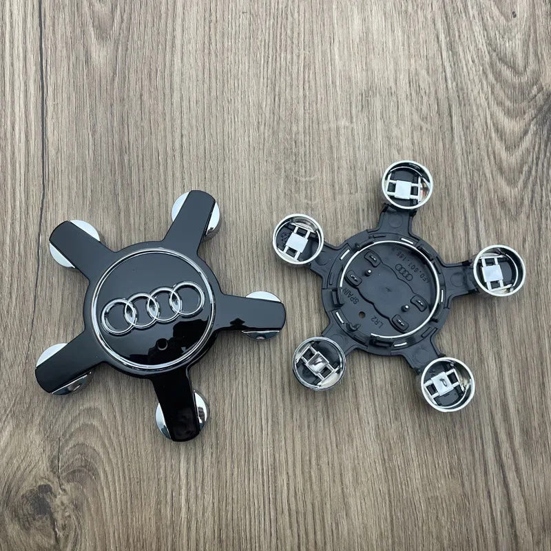 4PCS 135mm  For AUDI A4 B8 B6 B9 B7 A3 8P 8V 8L A6 C7 C6 Car Five Claws Wheel Center Cap Hub Covers 4F0601165N Accessories