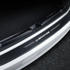 Carbon Fiber Car Door Threshold Tape Sill Protective Stickers Decal for Jeep CHEROKEE Logo Rear Trunk Bumper Scratch Guard Trim