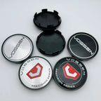 4pcs 65MM 59MM Vossen Logo Emblem Badge Car Wheel Center Caps Wheel Hubcap Hub Center Dust Cover Replace Car Styling Accessories