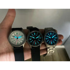 BERNY Full Titanium Watches for Men Outdoor Quartz Men's Field Wristwatch VH31 Super Luminous Sapphire Easy Read Watch