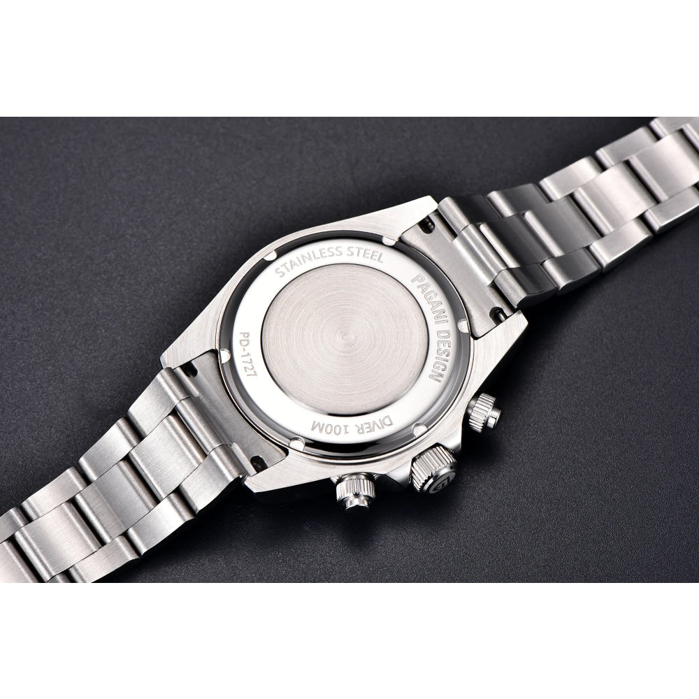 2026 Pagani Design PD1727 Night Light Men's Watch Sapphire Glass Stainless Steel Waterproof Relief  relogio masculino watches
