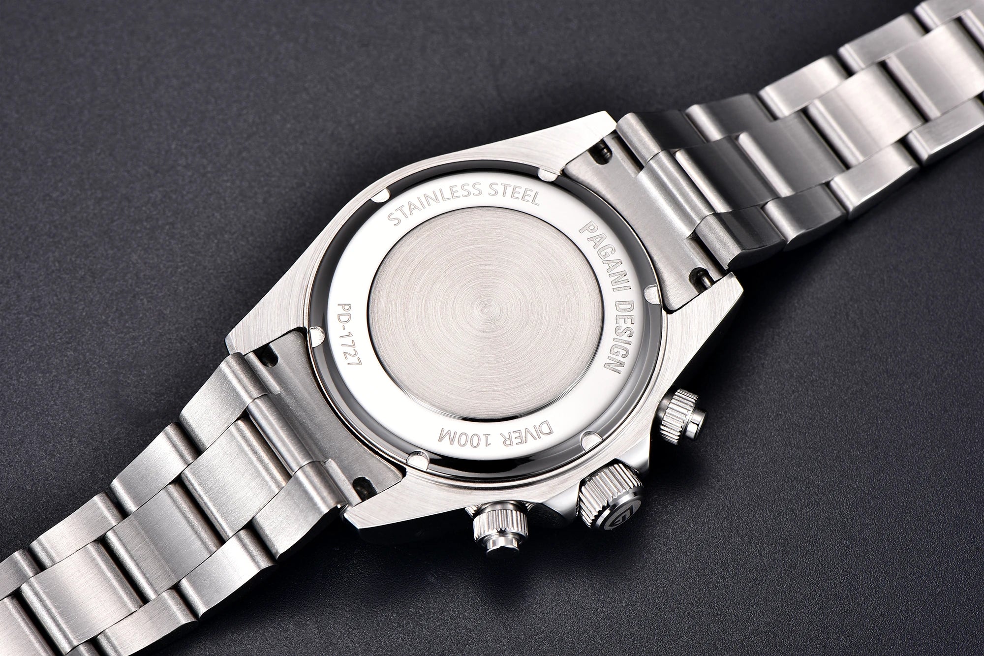 2026 Pagani Design PD1727 Night Light Men's Watch Sapphire Glass Stainless Steel Waterproof Relief  relogio masculino watches
