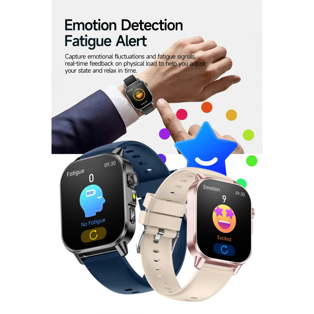 2026 New Model Uric Acid & Lipid Health Analysis Smart Watch Men ECG+PPG Bluetooth Call 2.01-inch Flashlight Smartwatch Women