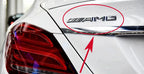 1pcs 3D Car Rear Trunk Emblem, Decal Letters Sticker, Mercedes Benz AMG A B C E G CLA W211 W203 W204 W210 W124 Accessories