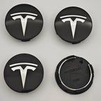 4Pcs 56mm ABS Tesla Wheel Center Hub Cap Emblem Logo Car Rims Cover Hubcap For Tesla Model 3 Y X S Original Badge Accessories