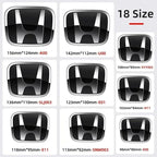 3D Chrome 'H' Emblem for Honda - Steering Wheel Badge ABS Car Front Grill Trunk Sticker Auto Styling Accessories