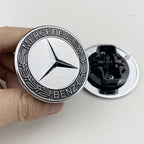 1pcs 57mm Car Front Hood Emblem Badge Bonnet Car Accessories For Mercedes Benz W204 W205 W212 W213 W221 W177 W246 GLA GLC CLA