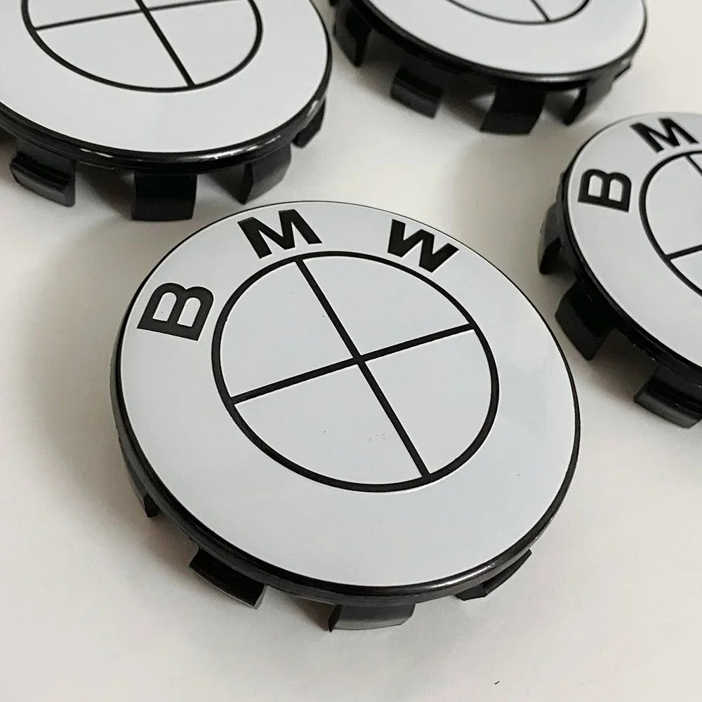 45/74/82mm automobile ABS front and rear logo hub covers are suitable for BMW Group's new badge decoration accessories.