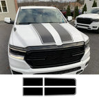 Car Hood Tailgate Stickers For Dodge Ram 1500 2500 Hemi Rebel Truck Graphic Pickup Decal Vinyl Cover Auto Tuning Accessories