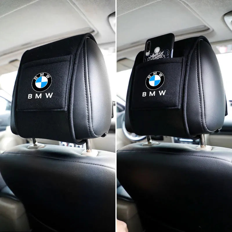 Car Seat Headrest Pillow Cover Pillow Pad Styling Pillows Cover Sticker For BMW M e46 e90 e60 f30 f10 e39 e36 g20 g30 f20 e87