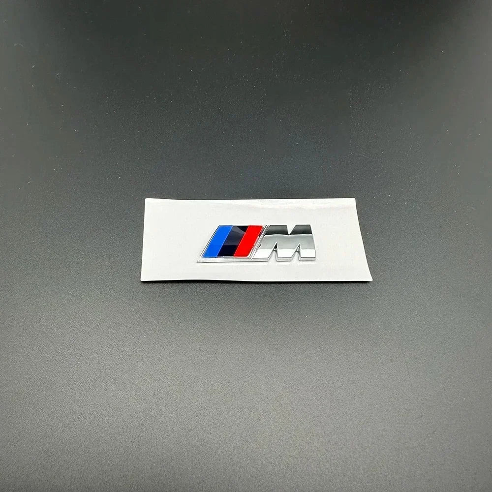 M LOGO Fender Emblem Badge Rear Trunk Badge For BMW E36 E39 E46 E60 E90 E90 F01 F10 F30 G01 G20 G21 G30 G11 F15 X5 X3 M Sports