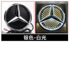Grid LED light Front Grilled Embelm badge For W204 W205 W213 W253 C-Class E-Class GLC C E 180 200 250 300 350 43 63 4MATIC