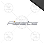 1PCS Metal Letter For Fiesta Ford 3D Emblem Car Rear Trunk Decals Lettering Badge Auto Accessories Styling
