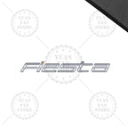 1PCS Metal Letter For Fiesta Ford 3D Emblem Car Rear Trunk Decals Lettering Badge Auto Accessories Styling