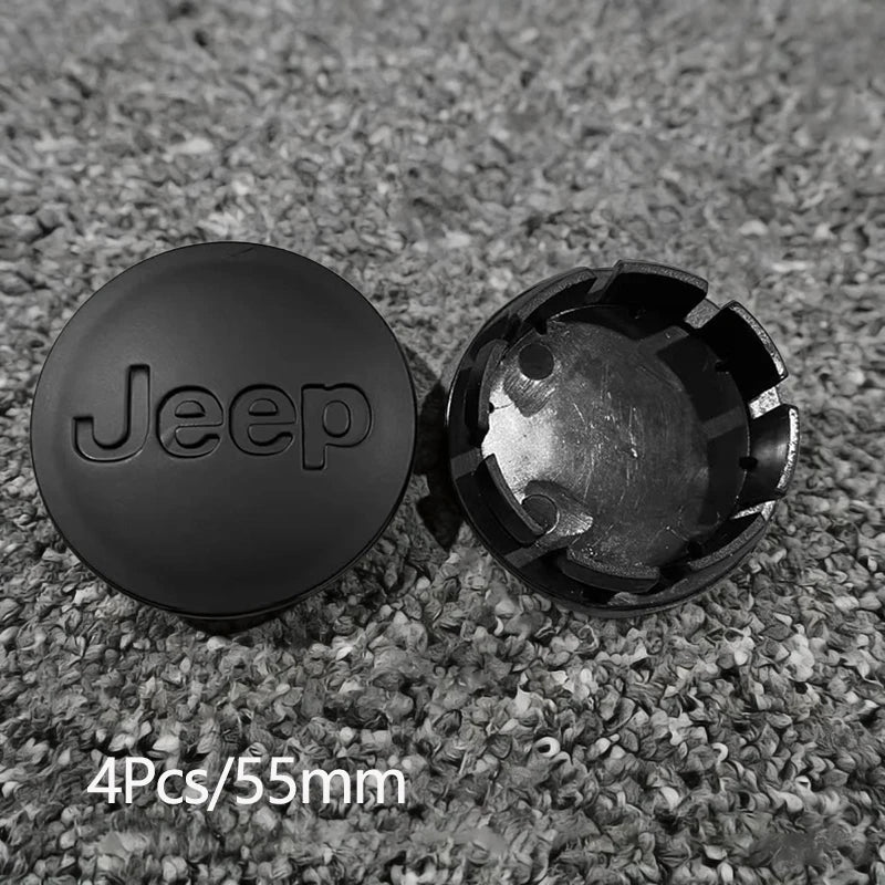Car Tire Center Cap 63mm/55mm For Jeep Renegade Compass Grand Cherokee Wrangler jk Gladiator Patriot Liberty Commander Trailhawk