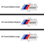 Original Car Size 3D Rear Trunk Emblem BMW F10 F20 F30 E90 F80 F87 X1 X2 X3 X4 X5m X6m M2 M3 M4 M5 M6Badge Car Stickers Logo