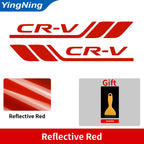 2pcs Car Badge Styling Cars Fender Side Bumper Leaf Plate Side Decorative Stickers For Honda CR-V Auto Vinyl Decal Accessories