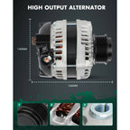 OE#104210-1240 12V 130A 6PK Alternator For Honda Accord Pilot Odyssey 3.5L V6 2011-2015
