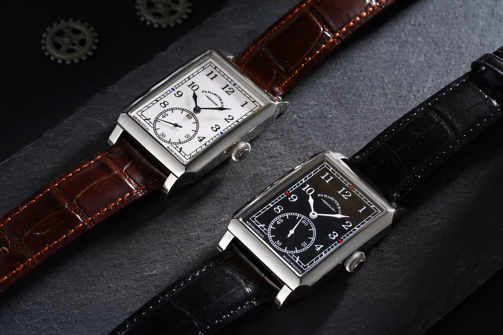 FARASUTE 2026 New Retro Wristwatches Men Casual Manual Square Customized Mechanical Movement Watch Male Sapphire Glass reloj