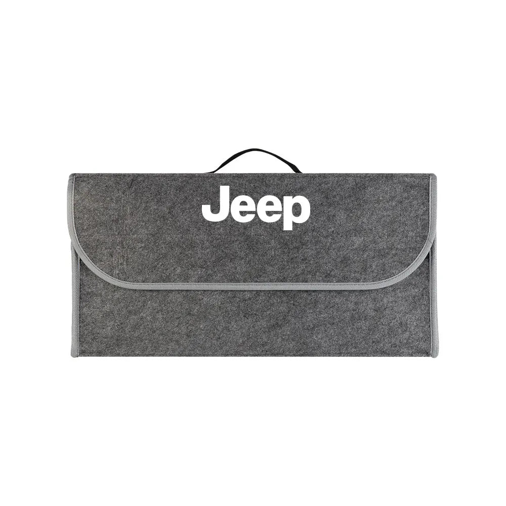 Car Trunk Organizer Box Large Capacity Folding Storage Bag Accessories For Jeep Wrangler Renegade Compass Gladiator Cherokee JL
