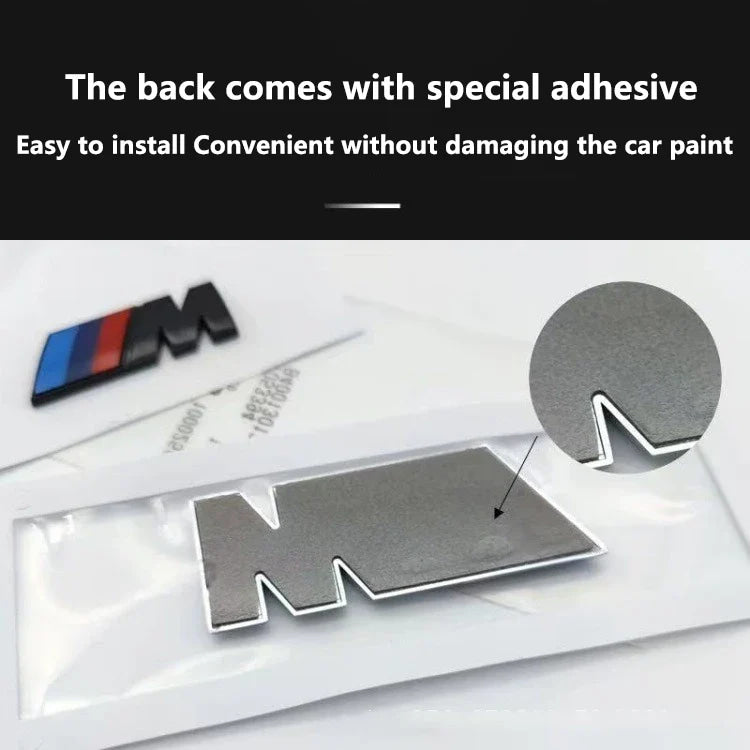 Car Styling Emblem Metal Alloy Car Fender Trunk Badge Stickers For BMW M E46 E90 E60 F30 E39 F20 G30 X1 X3 G01 G02 X5 F16 M3 M4